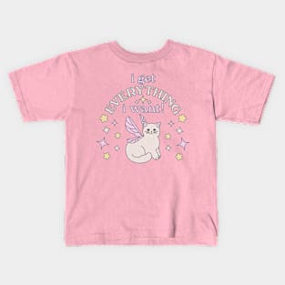 glamorous cat Kids T-Shirt